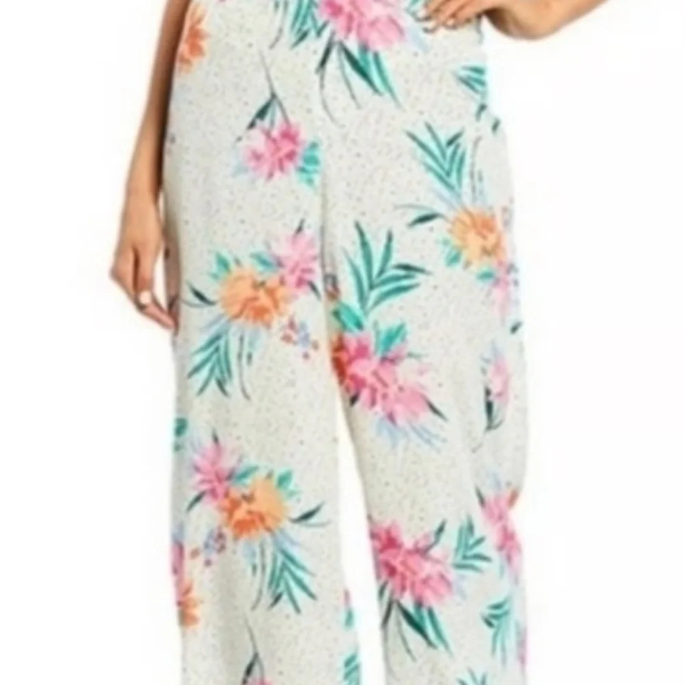 Gianni Bini Tropical Floral Wide-Leg Jumpsuit